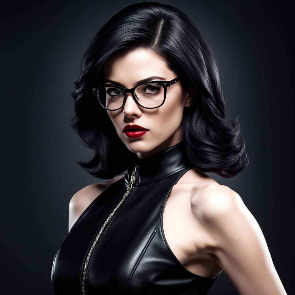 Baroness G.I. Joe in leather