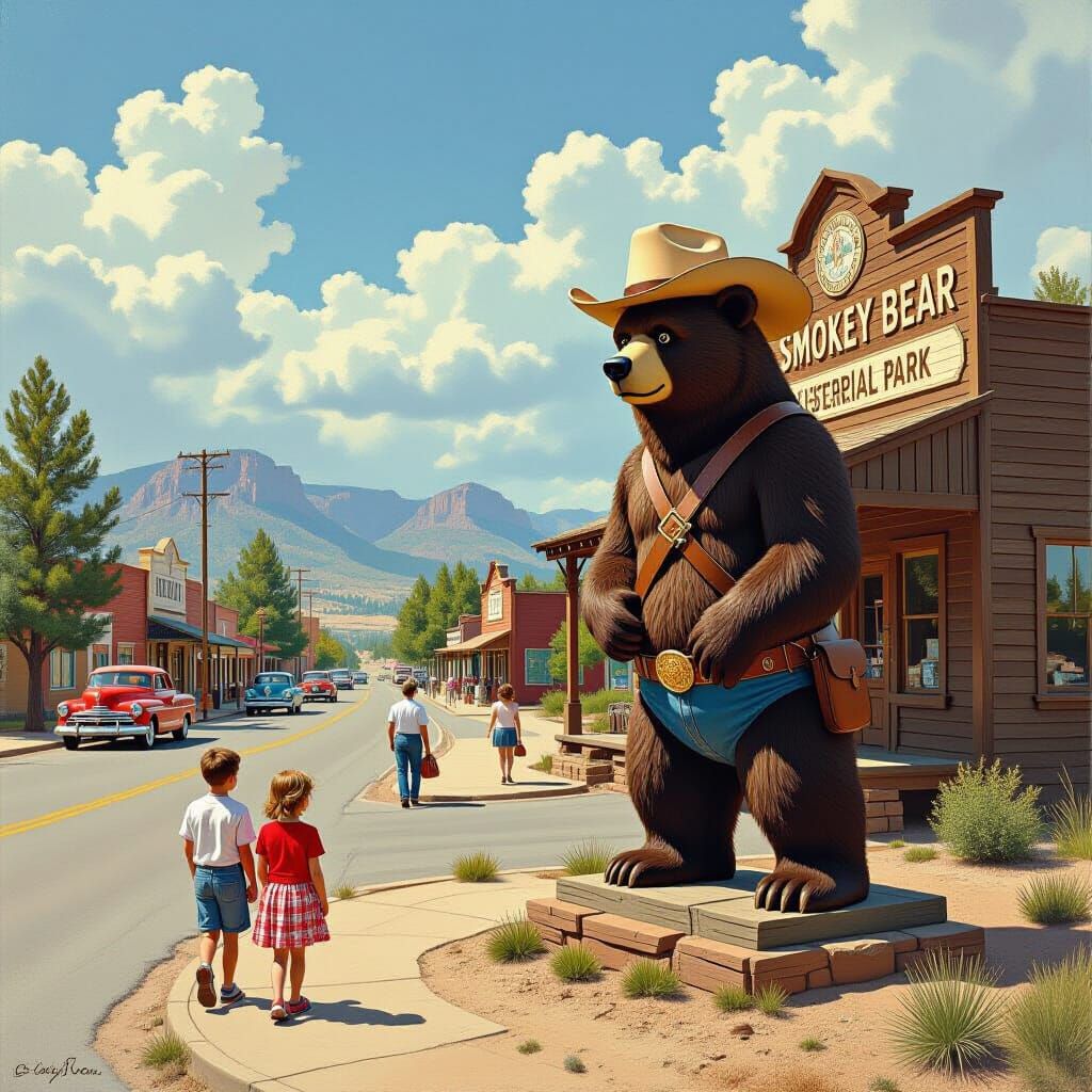 Smokey Bear Historical Park in Capitan, NM