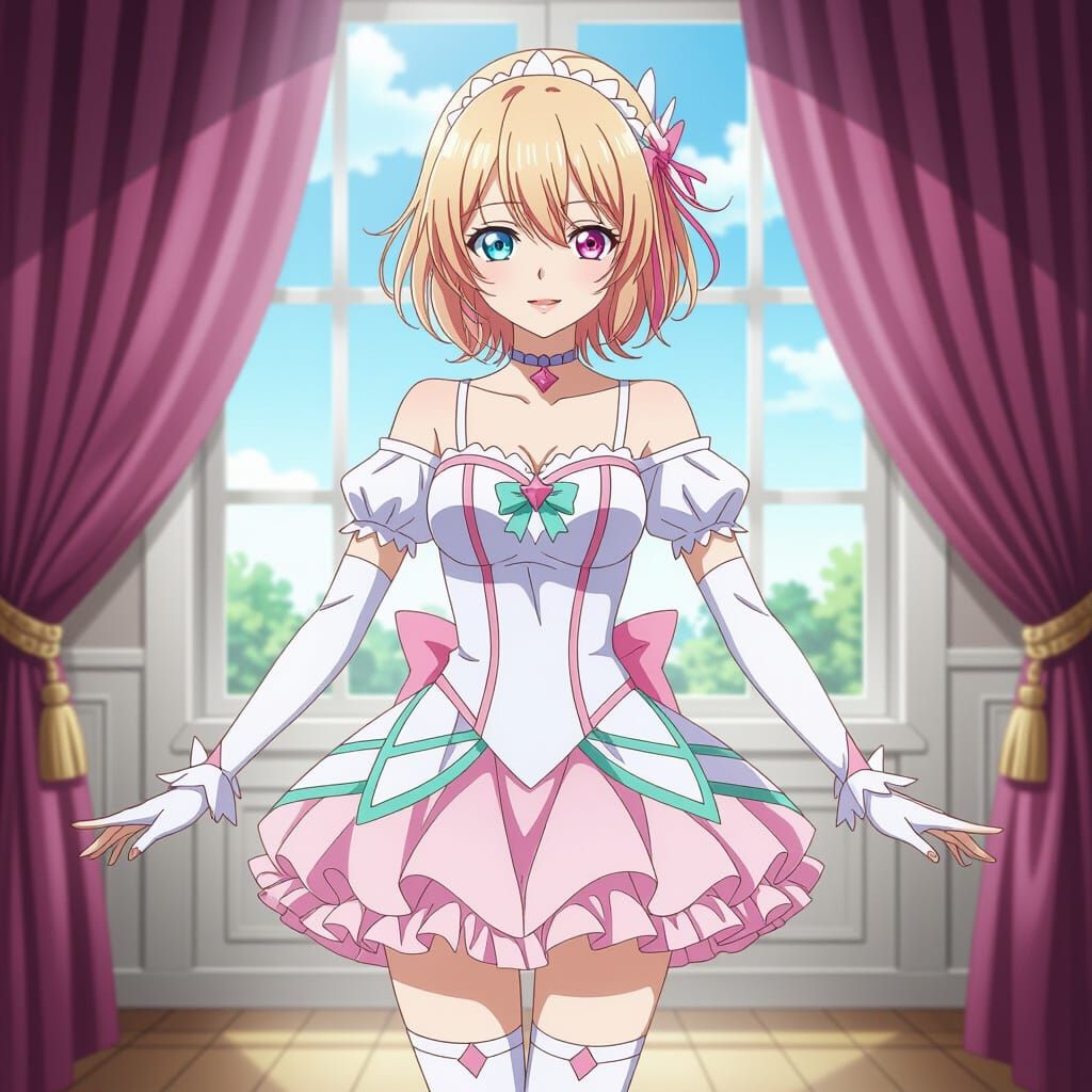 Shirai Hinako as a Reflector in Ballerina Outfit