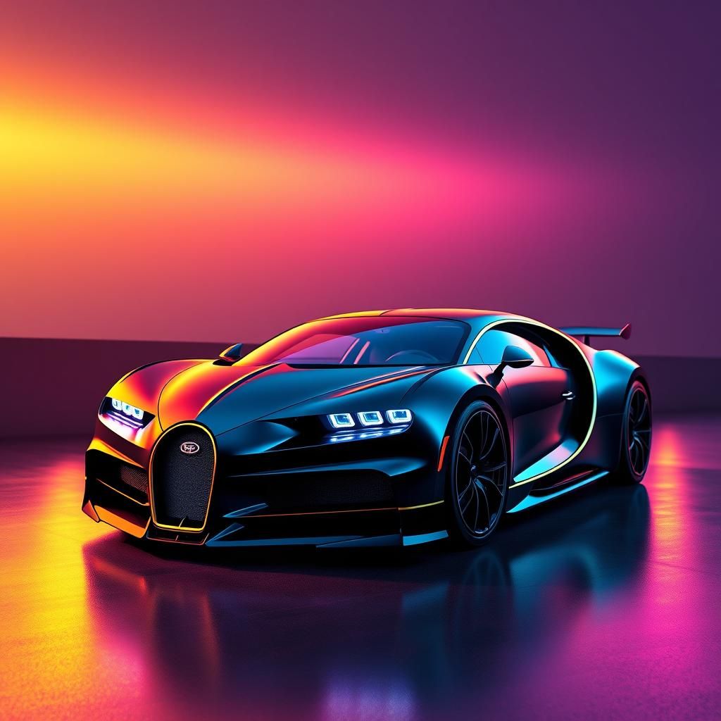 Bugatti Tourbillon Coupe: 8K Photorealistic Concept Art