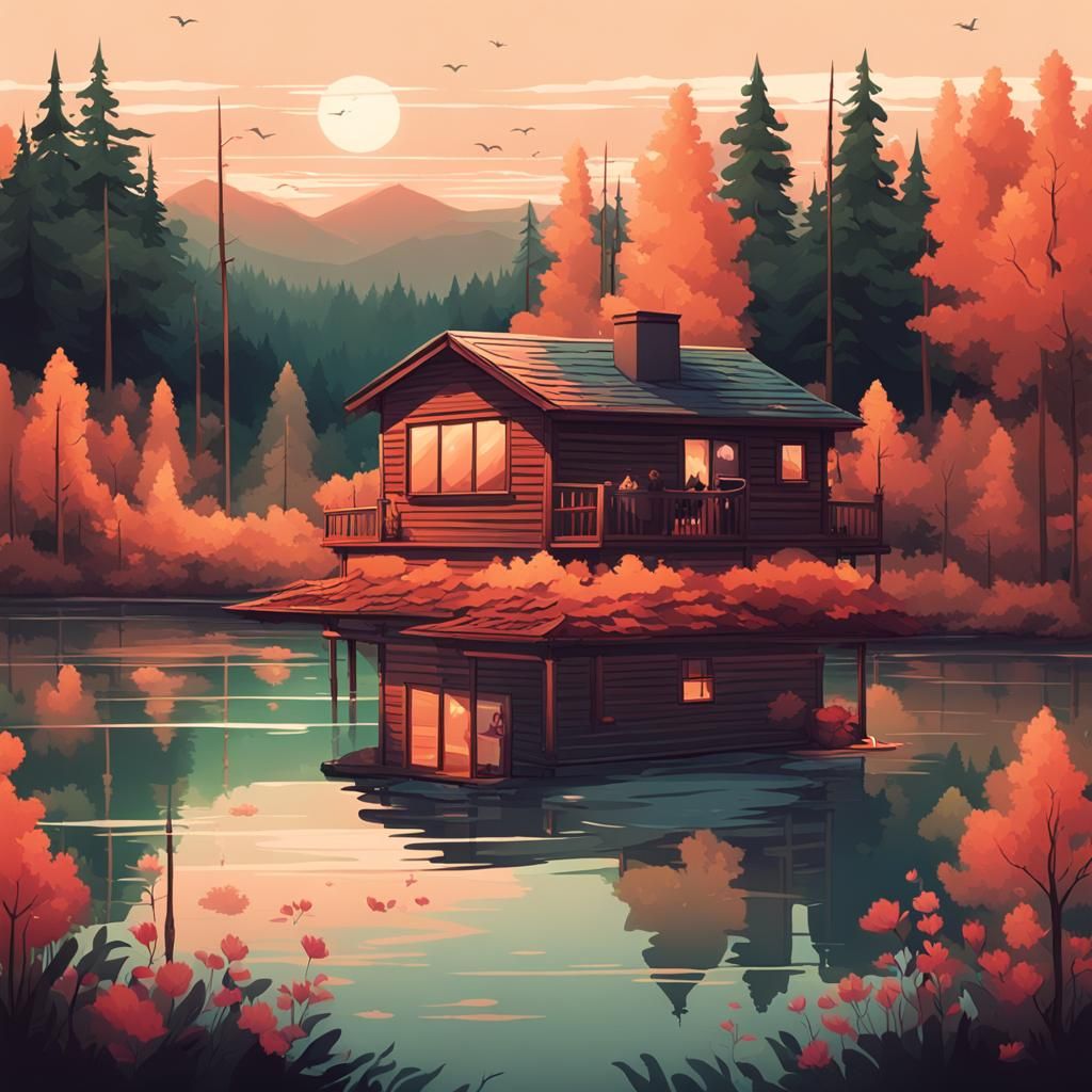 Lo-fi Nature: Serene Landscapes and Dreamy Aesthetics