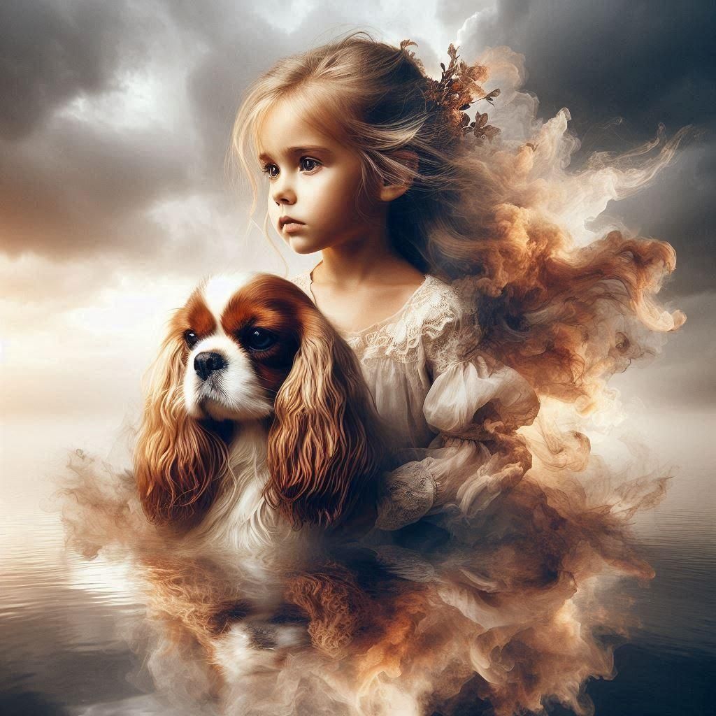 Oil Painting with Double Exposure Effect