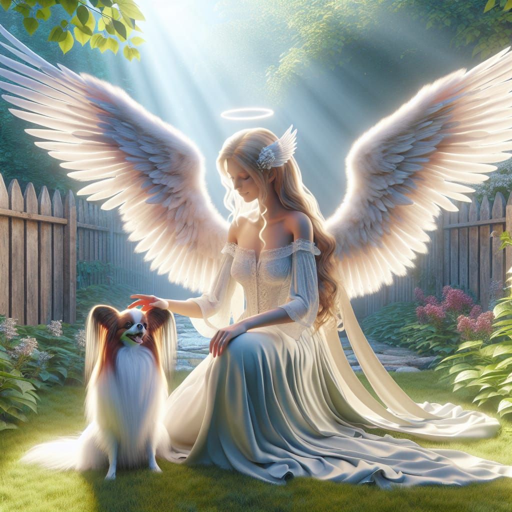 A digital illustration in Disney Pixar 3D style of a serene ...