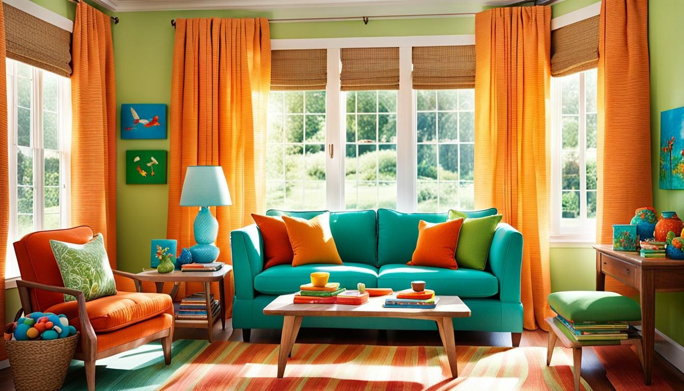 Cozy Pixar-Inspired Family Room with Whimsical Touches