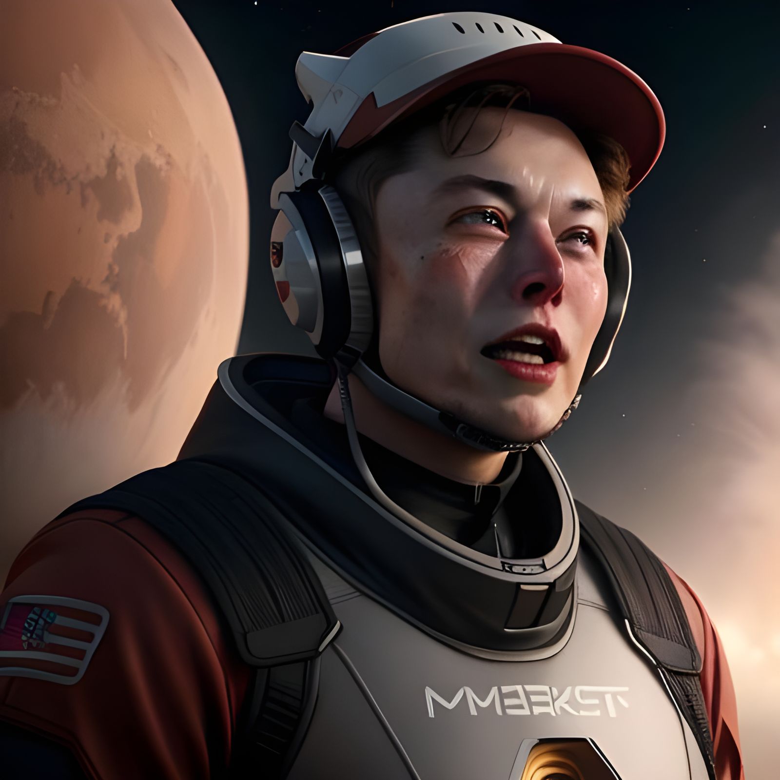 Elon Musk Left Behind on Mars: 3D Cinematic