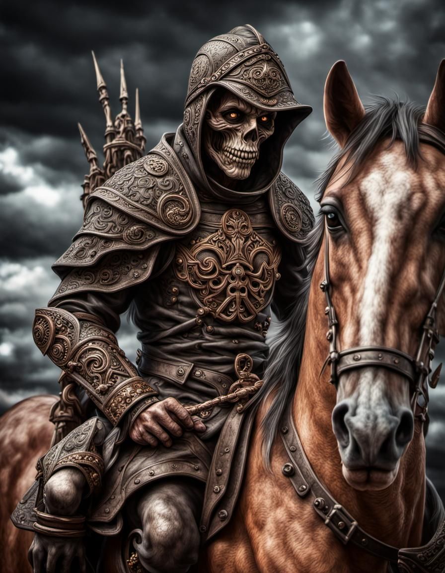 Hyperrealistic Messenger of Madness in High Definition