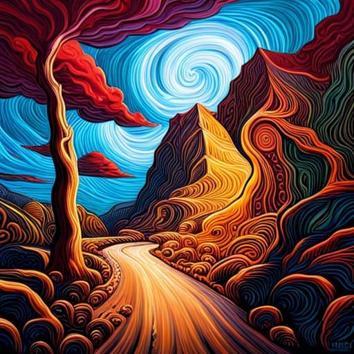 ESG Comic Book Art in Expressionist Style