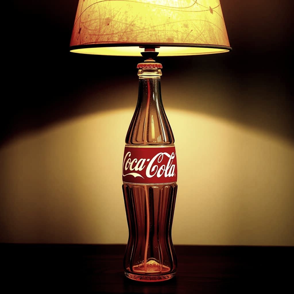 Coca-Cola Bottle Lamp: Upcycled Design