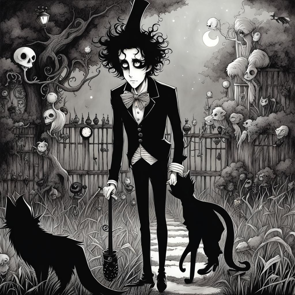 Anime-Style Character Art in Manga Key Visual Style