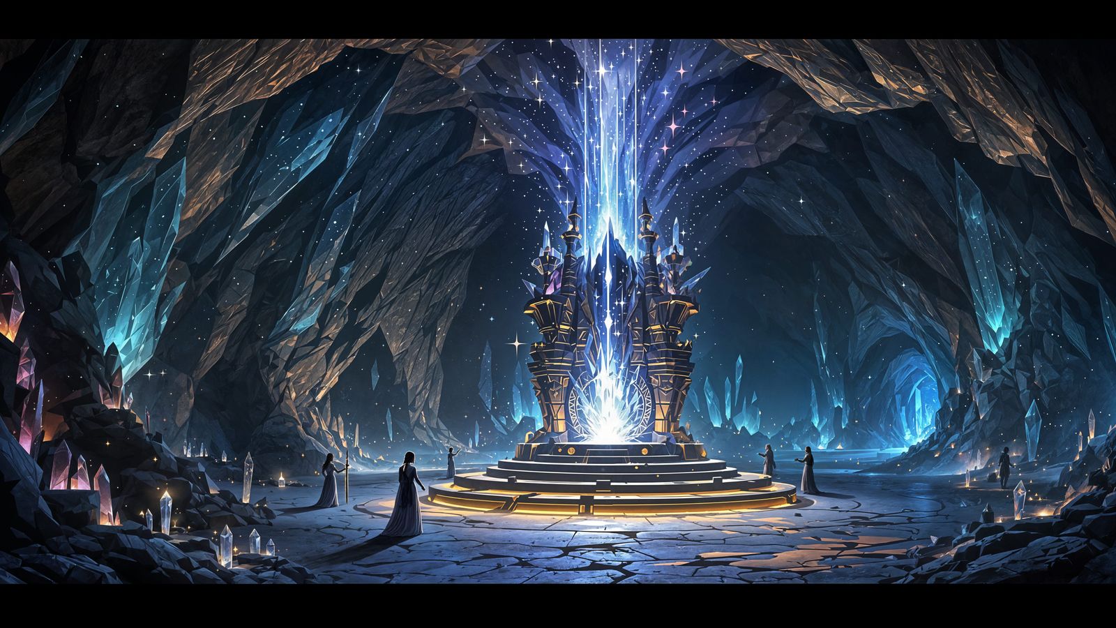 Auroral Forge of the Crystal Keepers