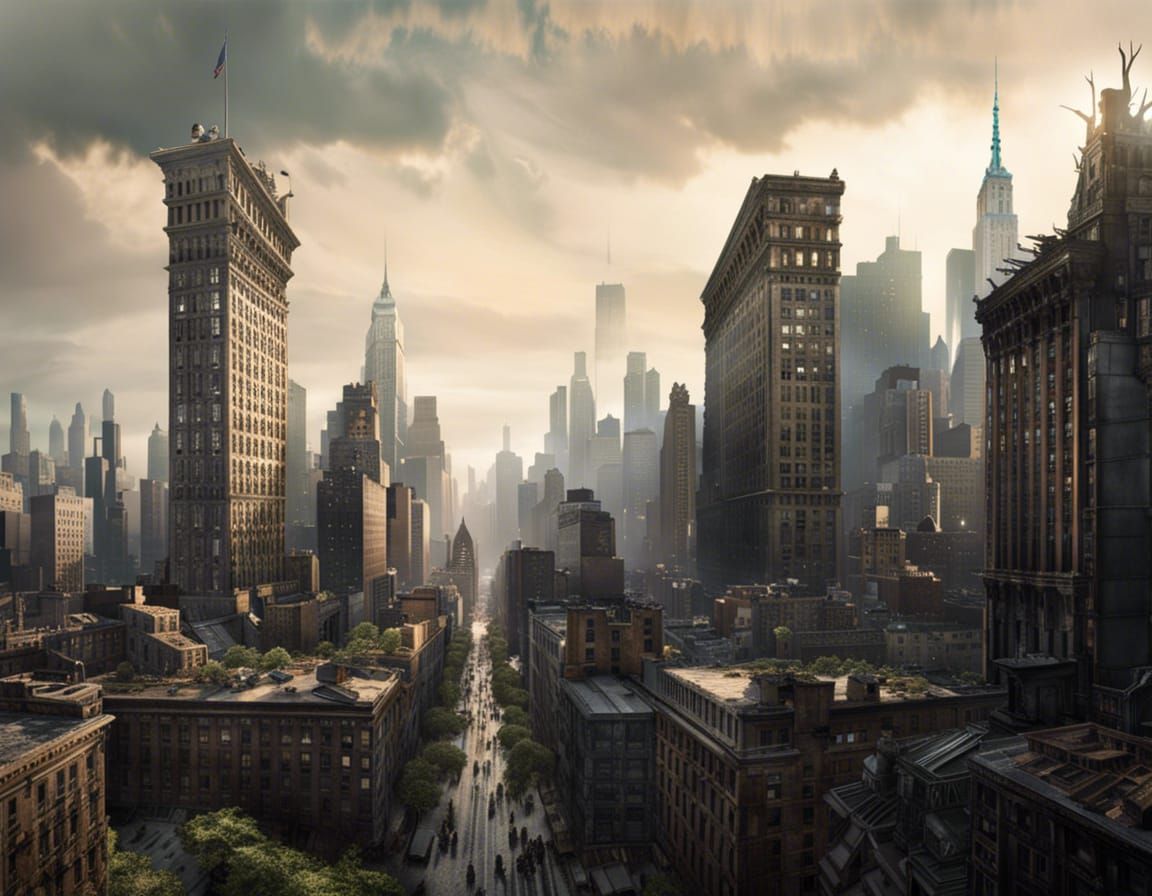 Post-Apocalyptic New York.