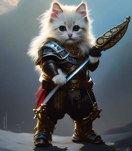 Cat knight