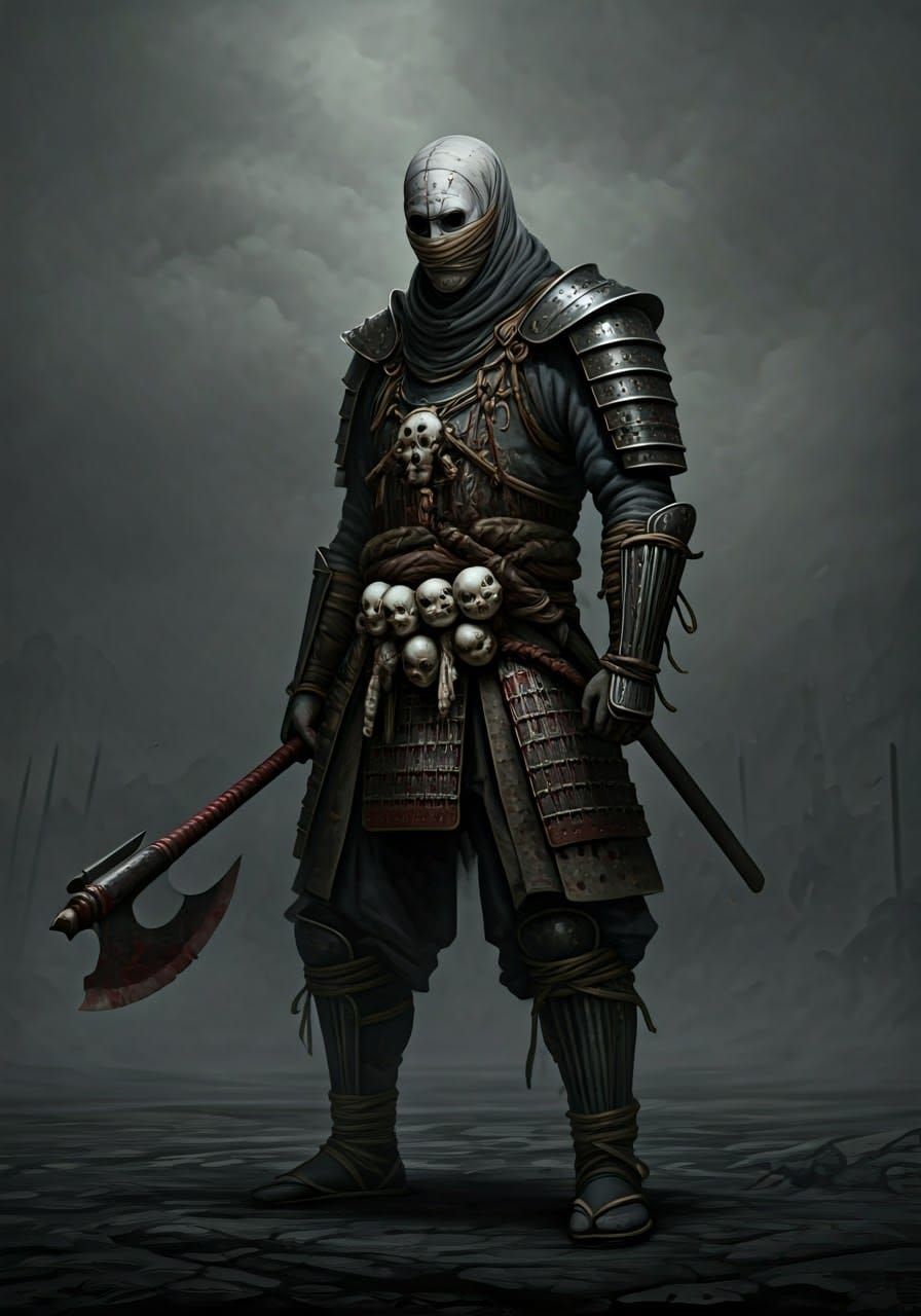 Hitokiri Executioner in Mist-Shrouded Battlefield