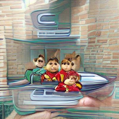Alvin and the Chipmunks AI Generated Image