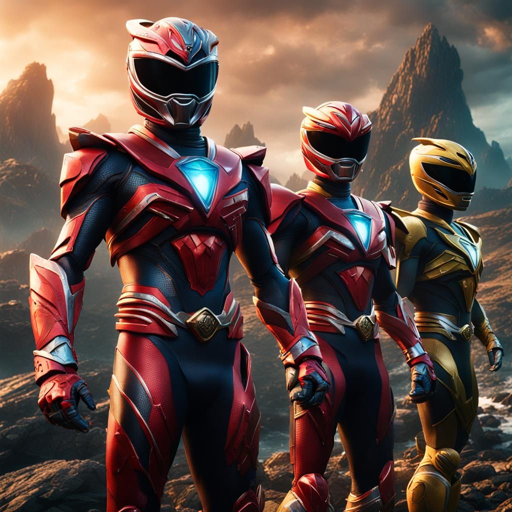 Power Rangers Matte Painting in Unreal Engine 5