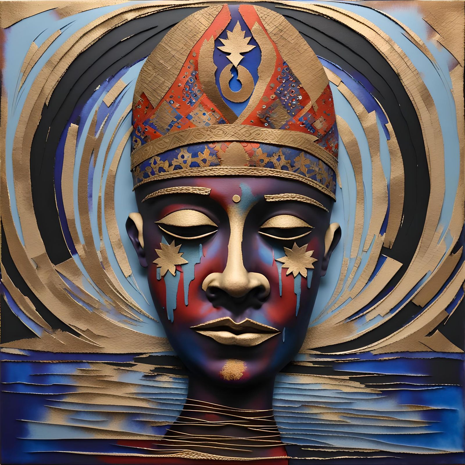 3D Batik of "Tiny People Big Ambition"