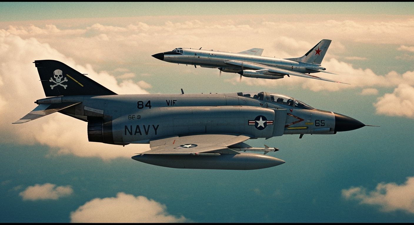US Navy F-4S Phantom II in Pursuit