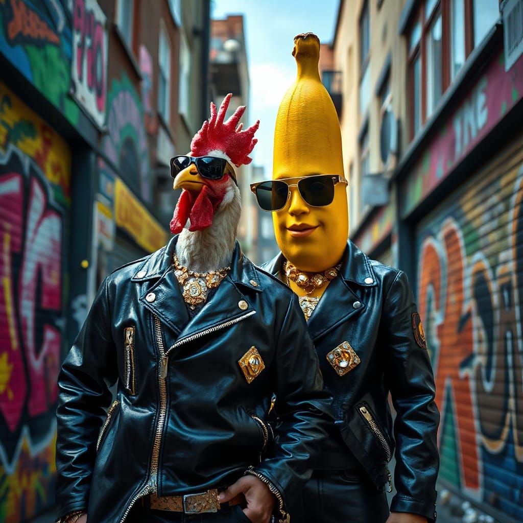 Gangsta Chicken and Banana Rule the Urban Jungle