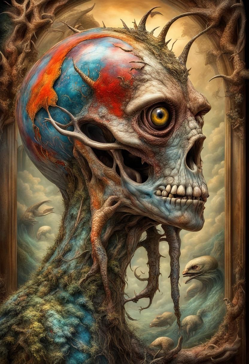 Visionary Surreal Portrait: Omnipotence of Dreams