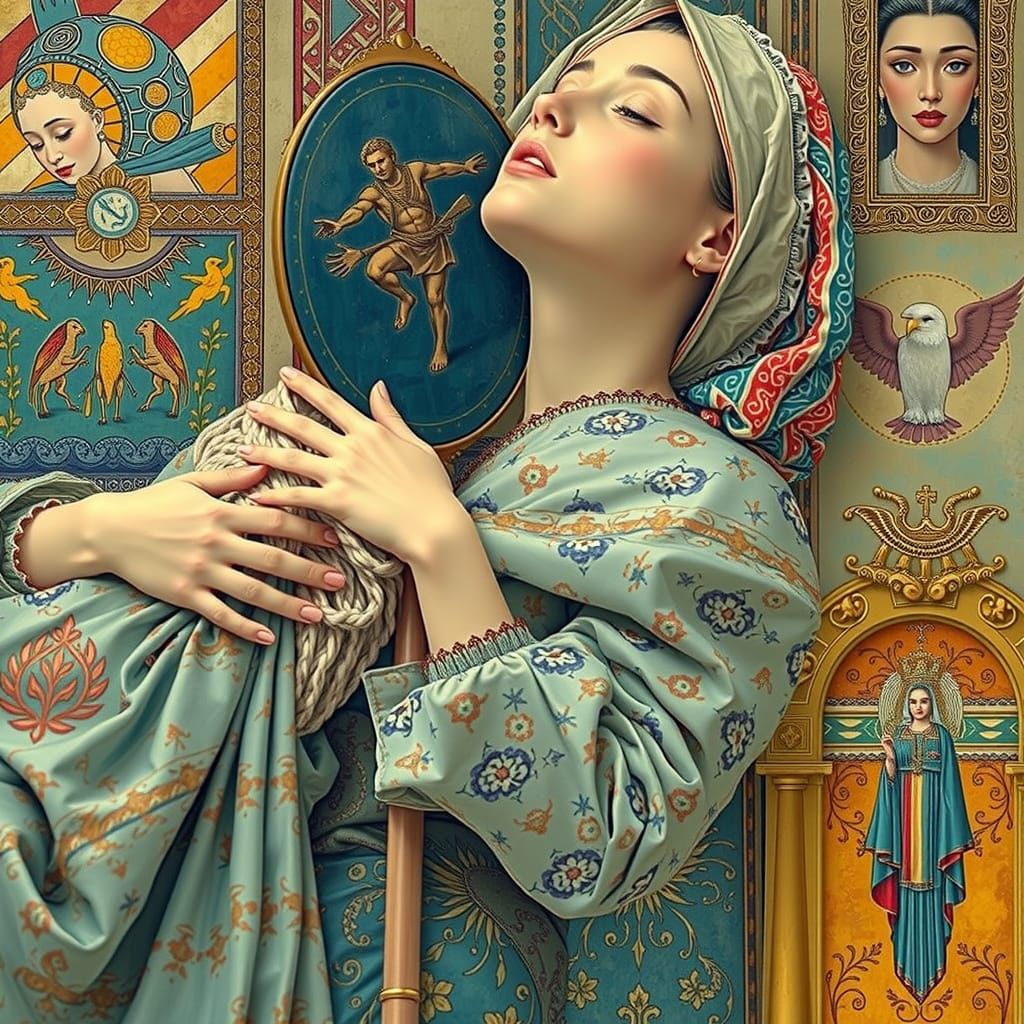 Hyperrealistic Maximalist Masterpiece with Fine Detail