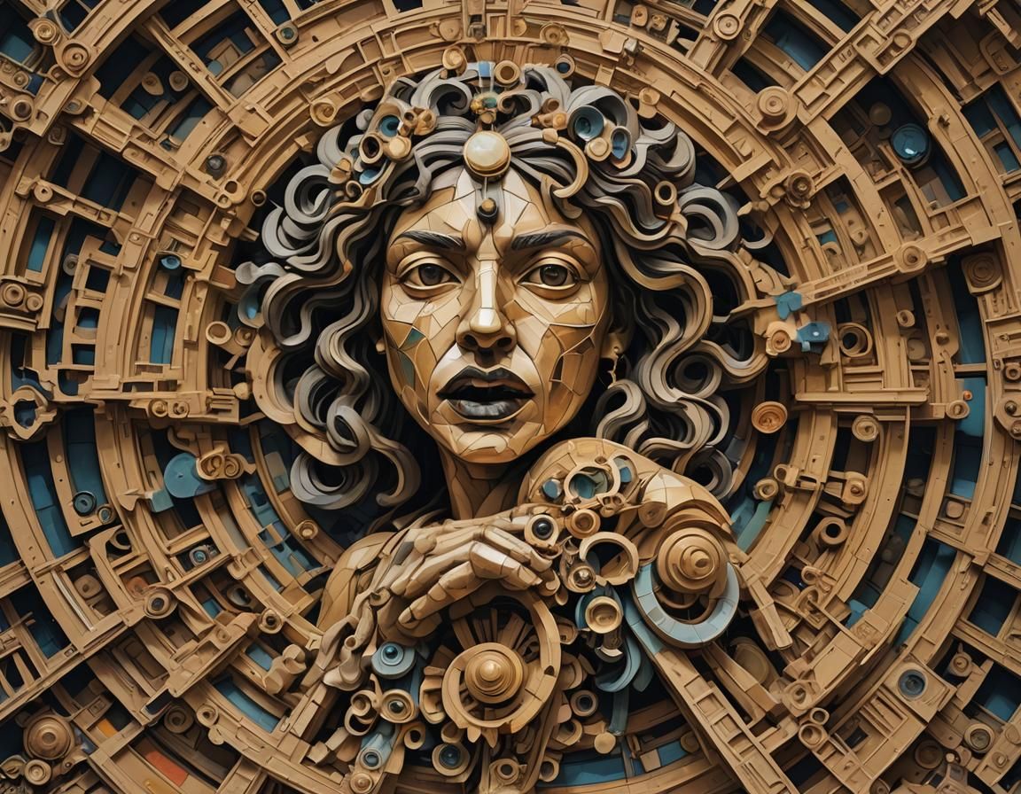 Contronym: A Fusion of Art Styles in Retro-Futuristic Design