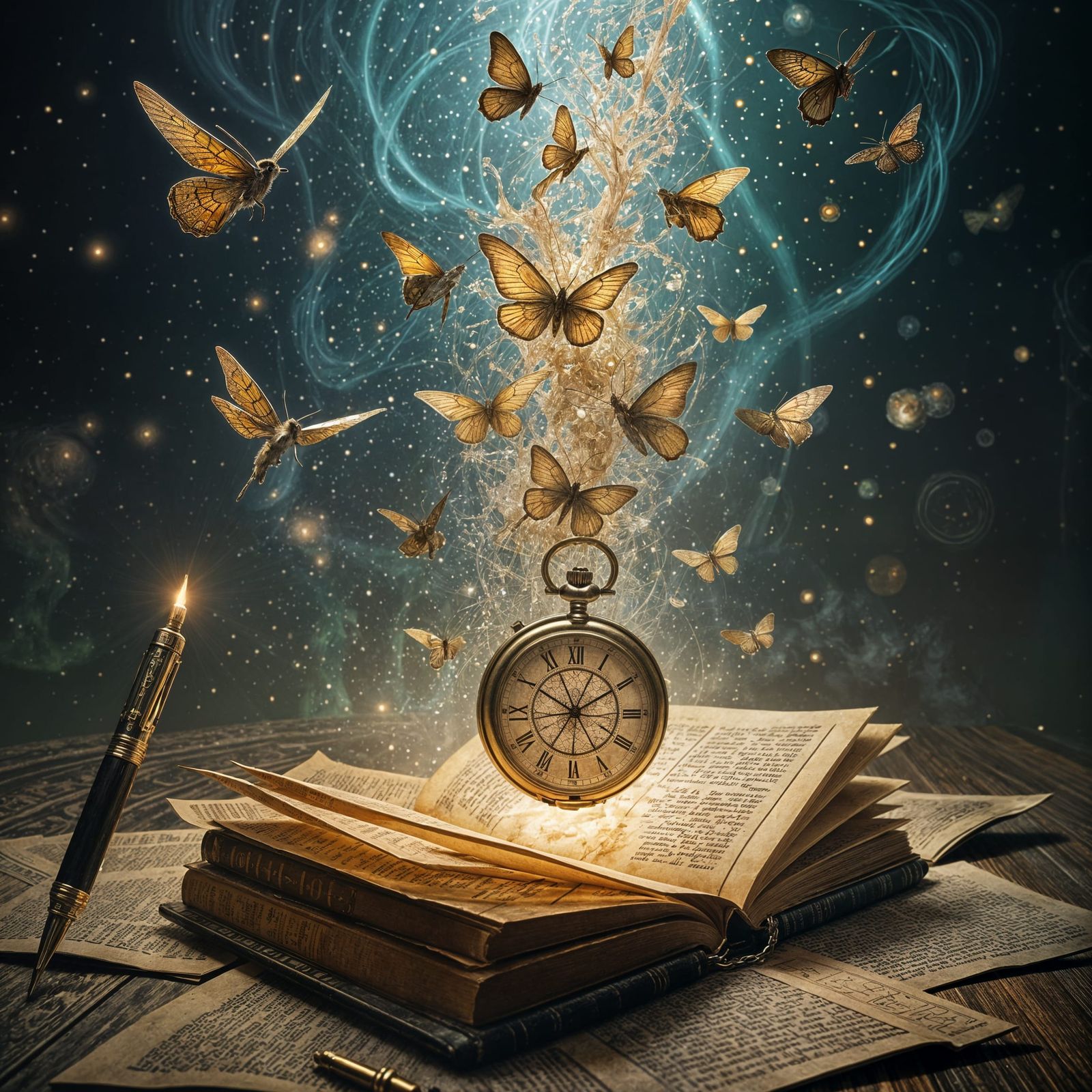 Floating Artifacts in Timeless Void: Dark Academia Meets Qua...