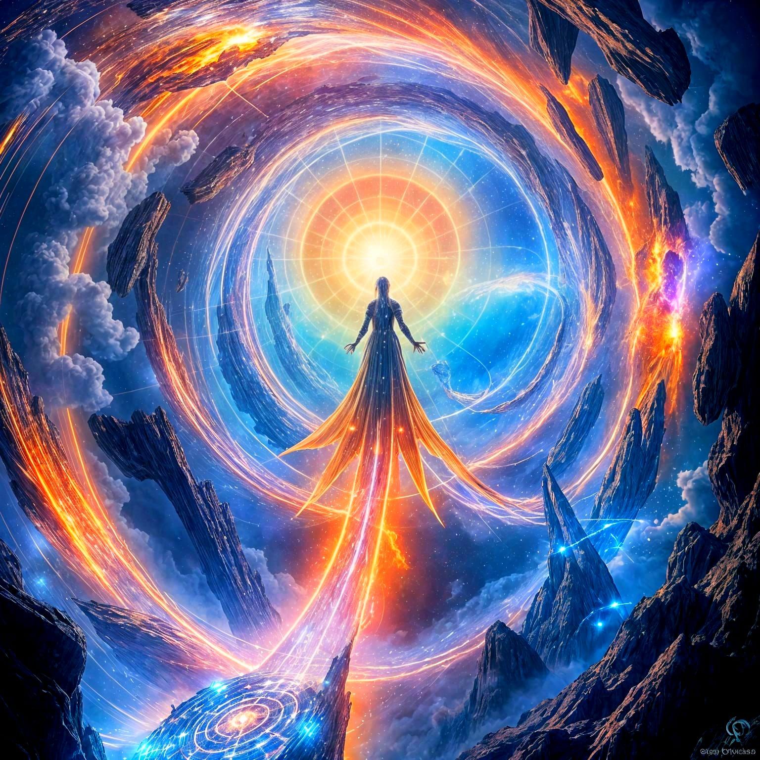 A Radiant Guardian Unites Interconnected Dimensions in a Maj...