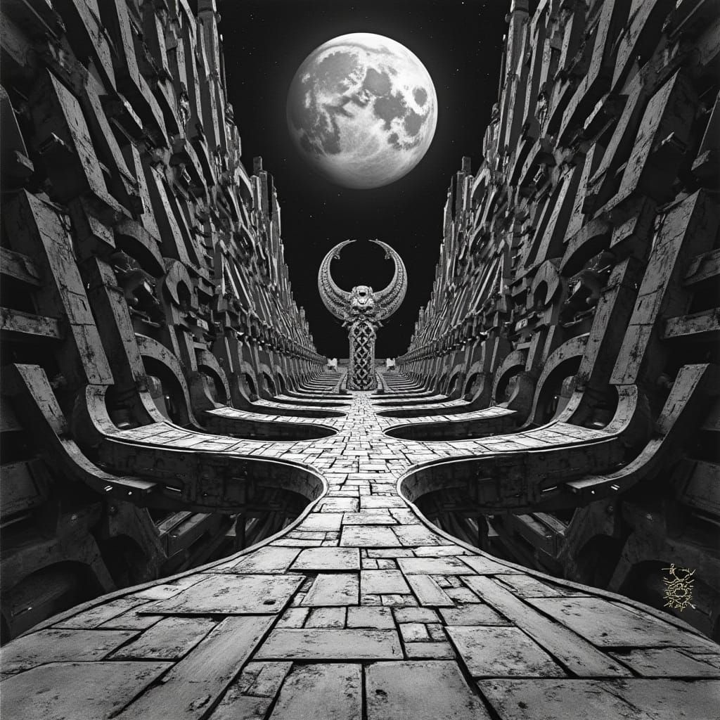 Monochrome Lattice Merging Starfleet and Rebel Symbols