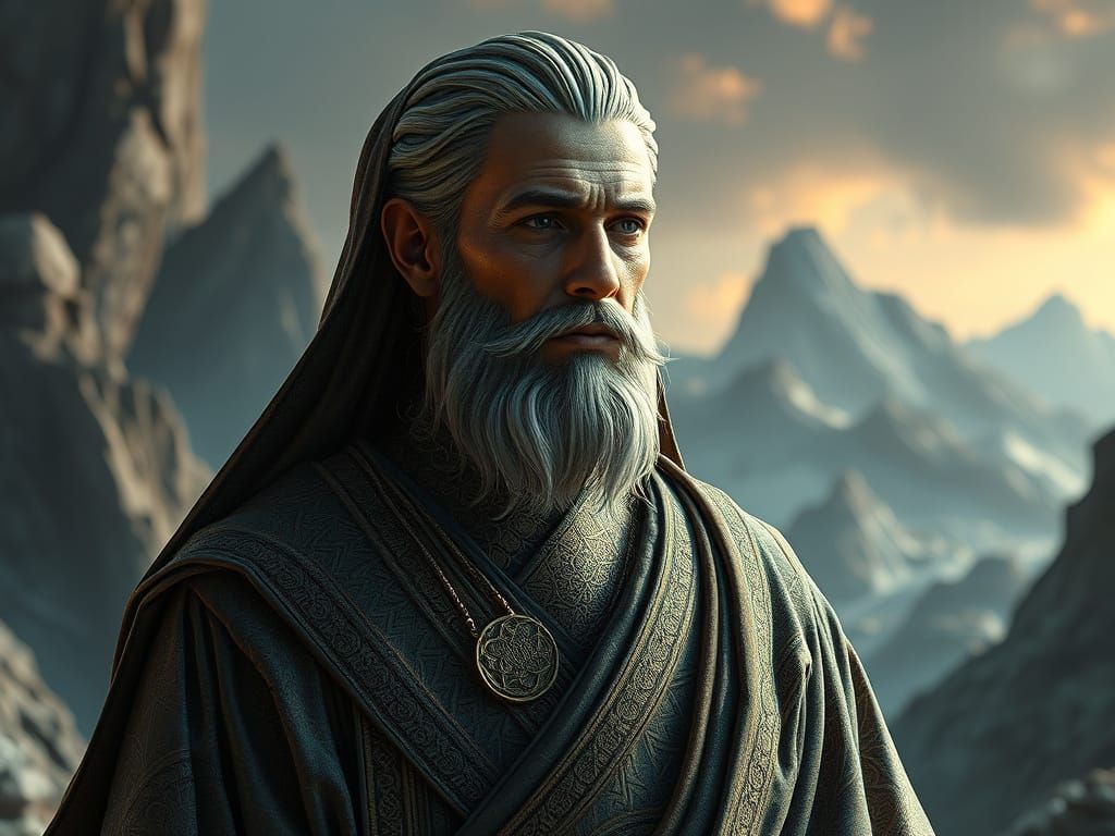 Earth's Creation: Head and Shoulders Portrait