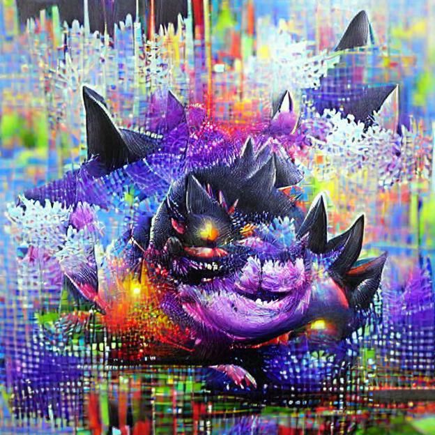 Gengar Pokemon Digital Art