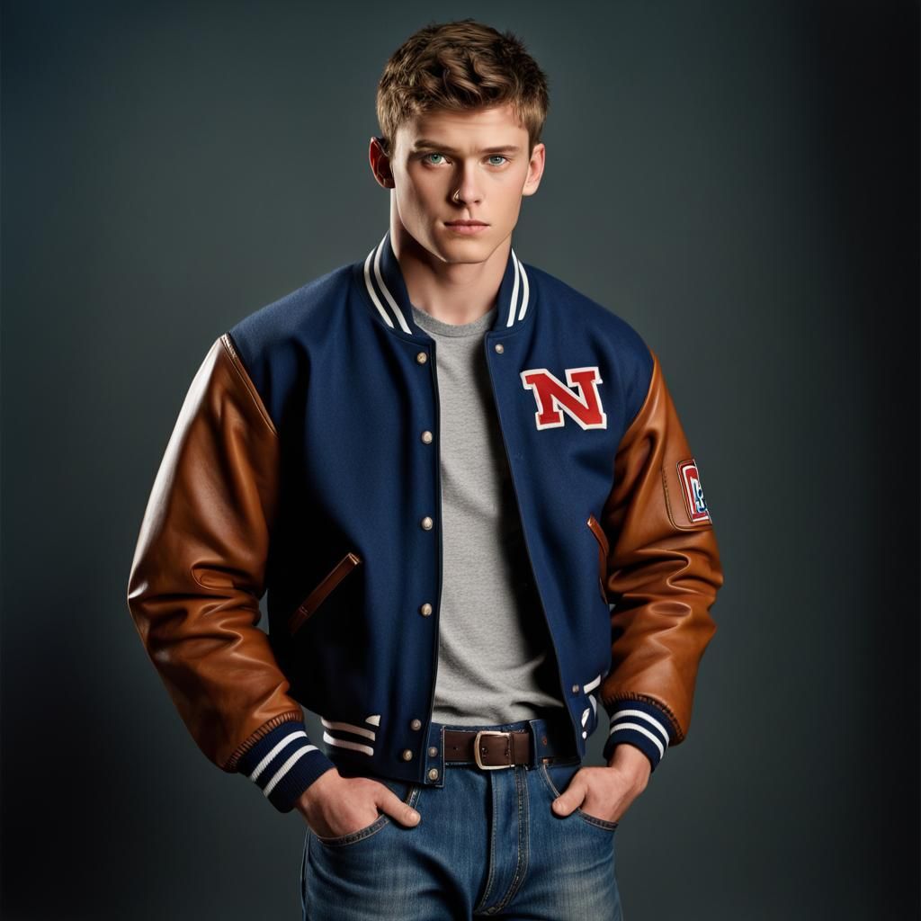 Menacing Jock Portrait in Professional Photography Style