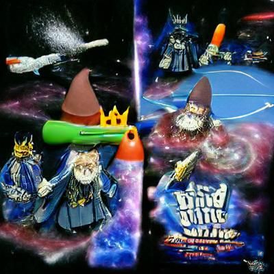 Wizard King Engaged in Space Battle