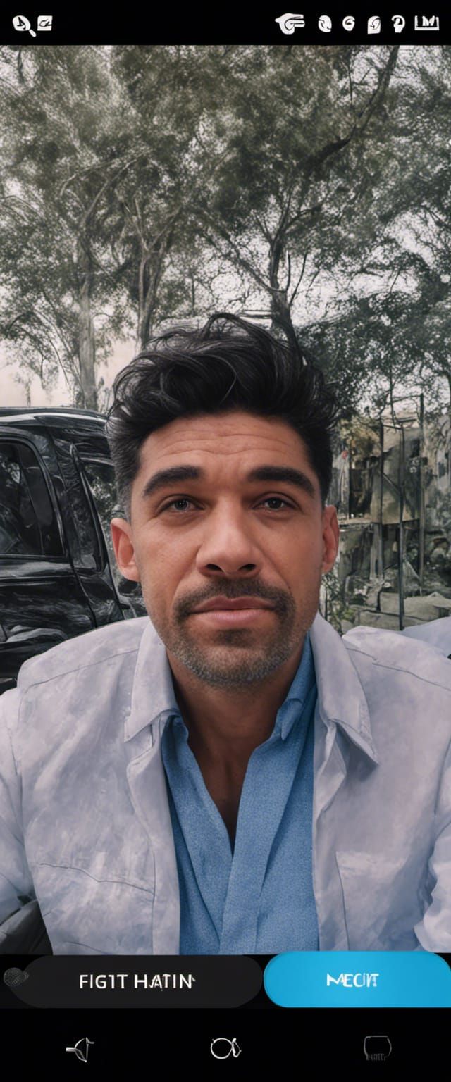 AI Interpretation of Muscular Figure