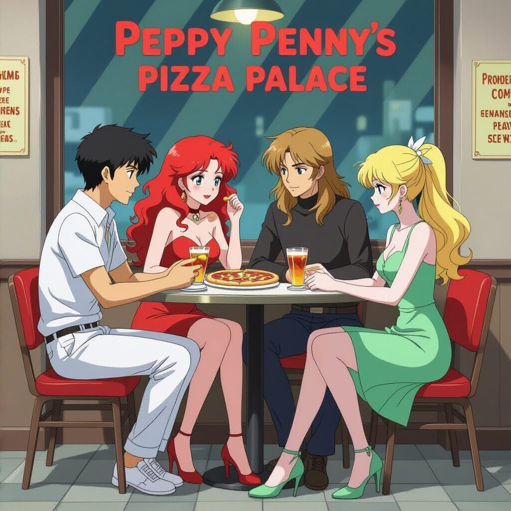 Apocalypse Survivors Share Pizza at Peppy Penny's
