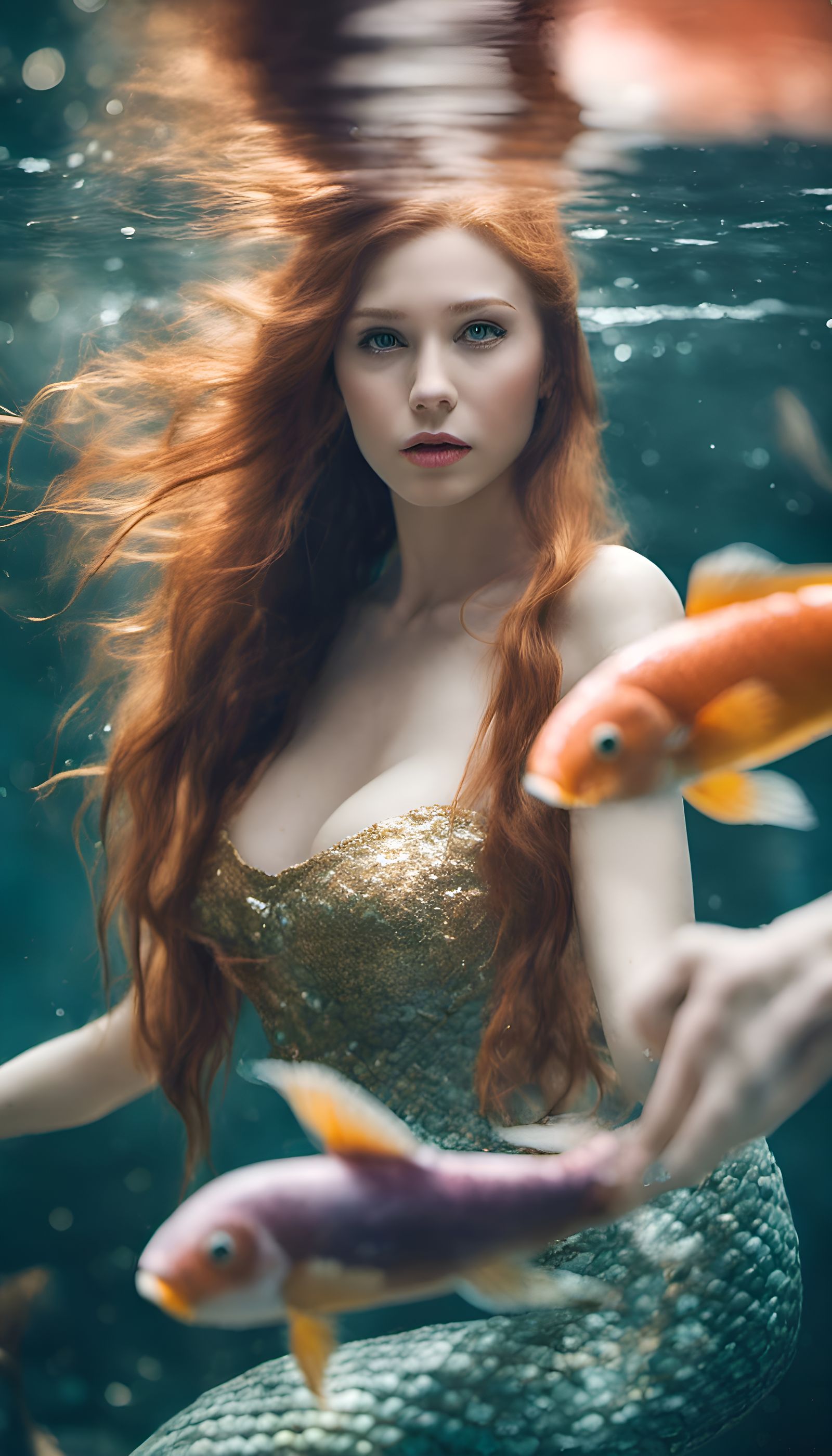 Mermaid in the water