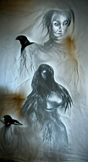 Eerie Shroud Generated by AI