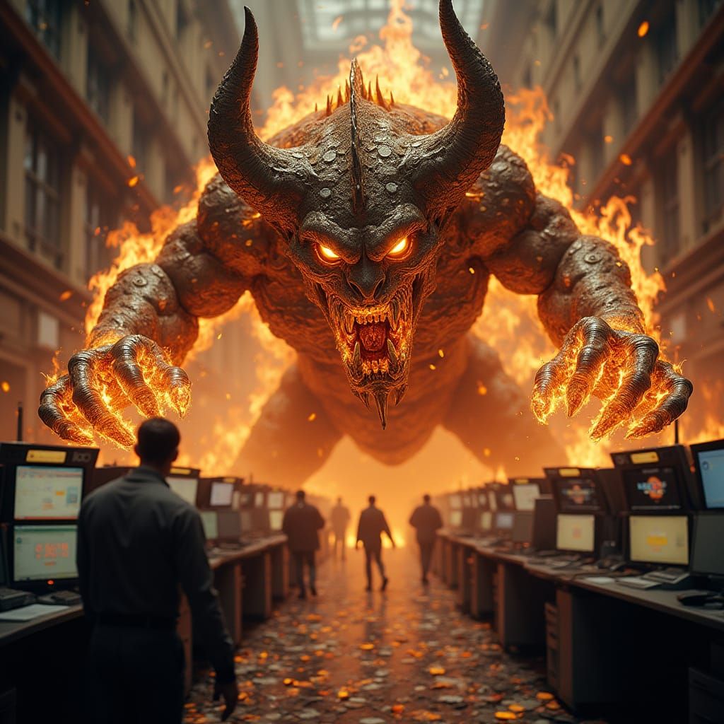 Molten Coin Demon Devastates NYSE