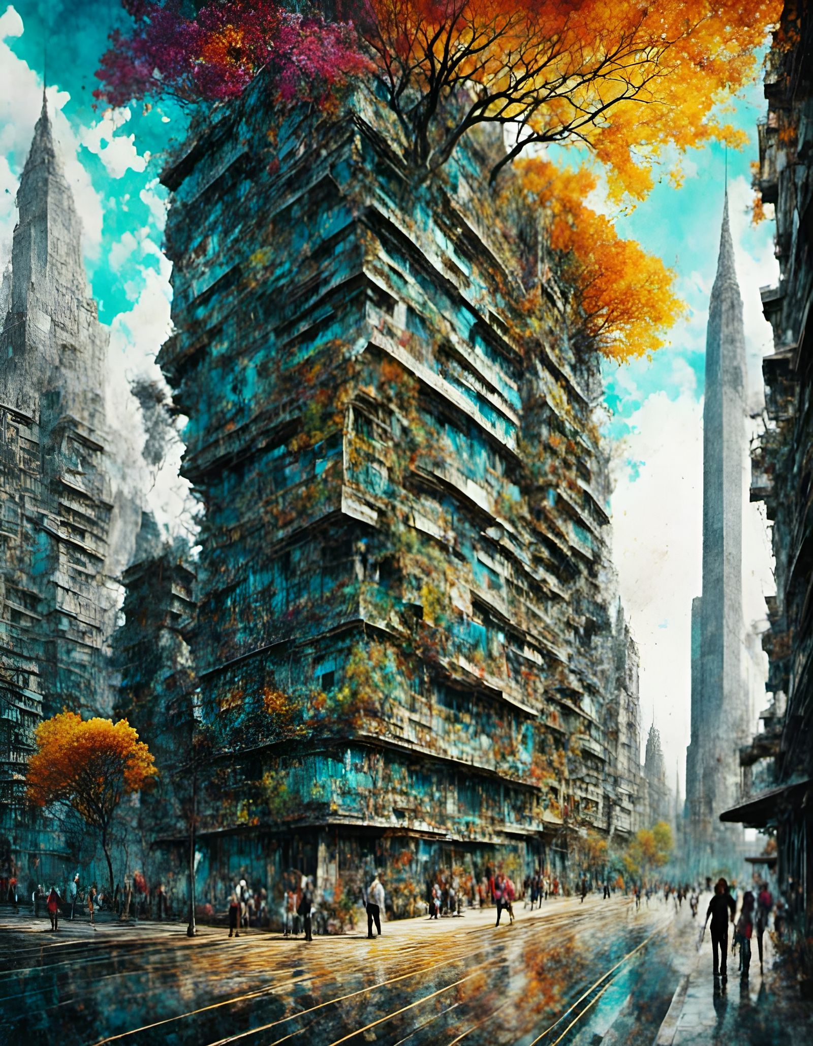 Defiant Rebels in Inky Nebula Style