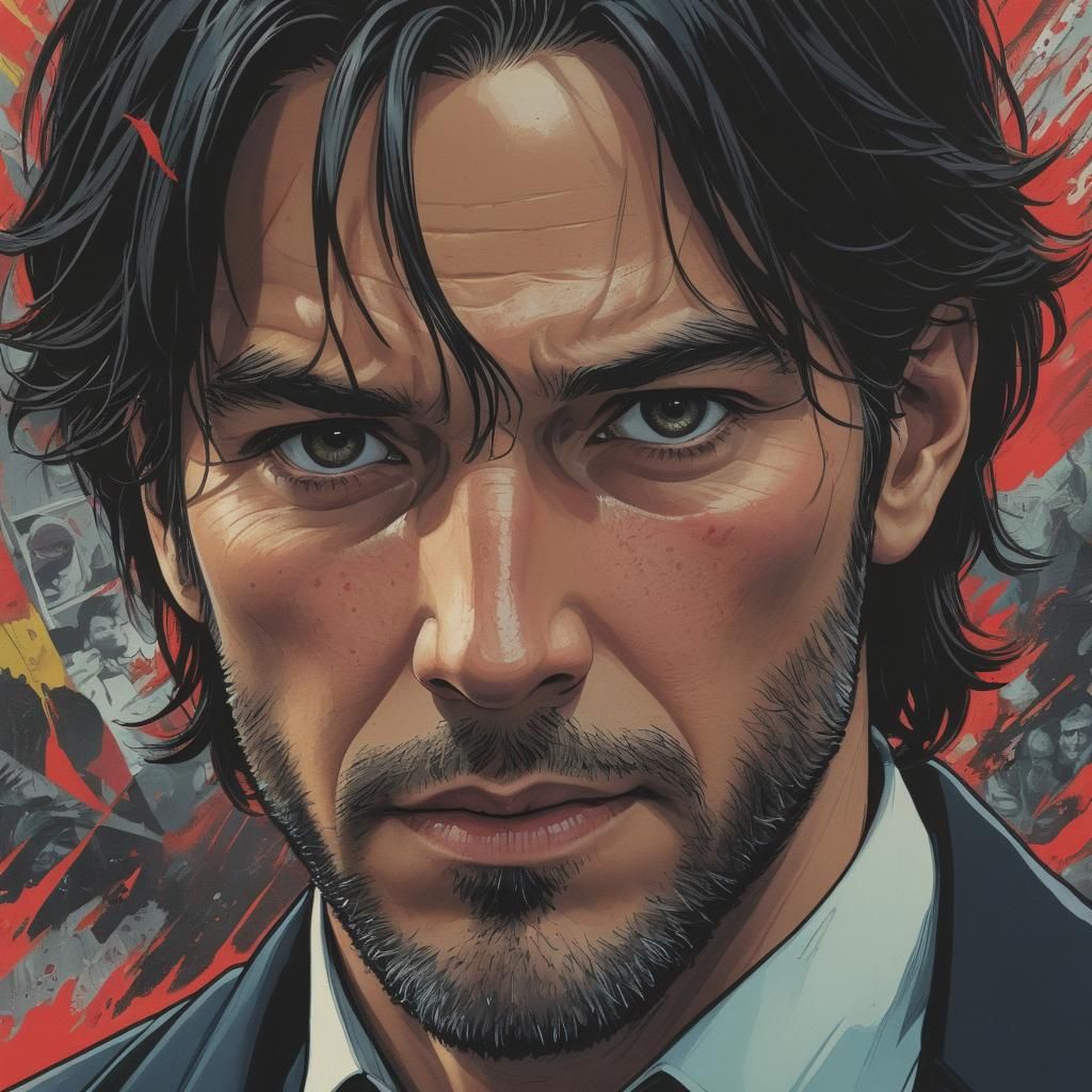 John Wick Comic Book Graphic Novel Illustration