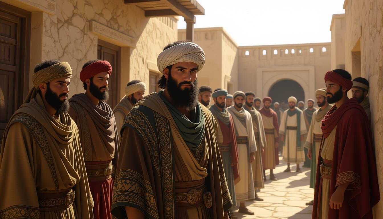 Jacob's Twelve Sons in Ancient Israel Home