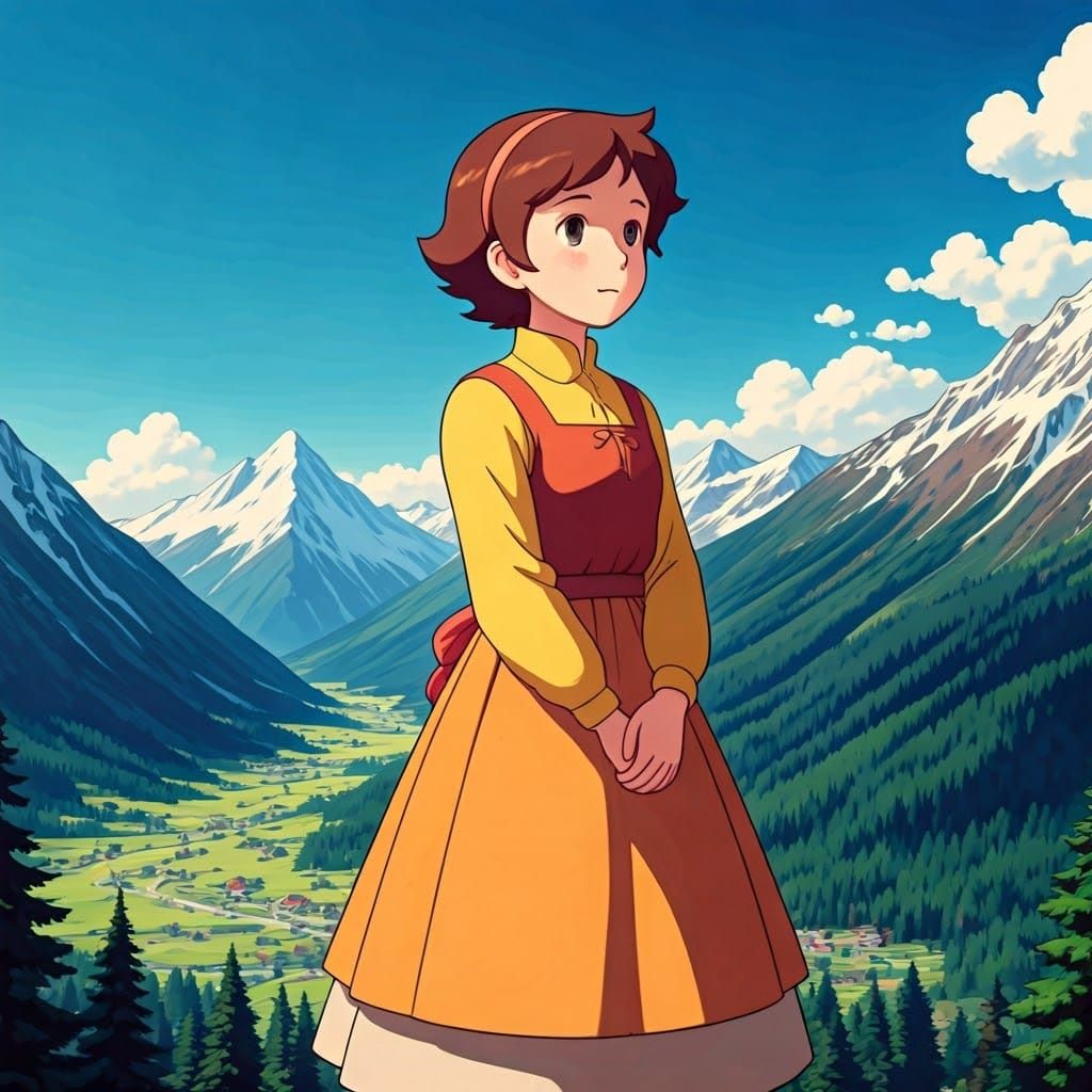 Anime Heidi in the Alps Masterpiece