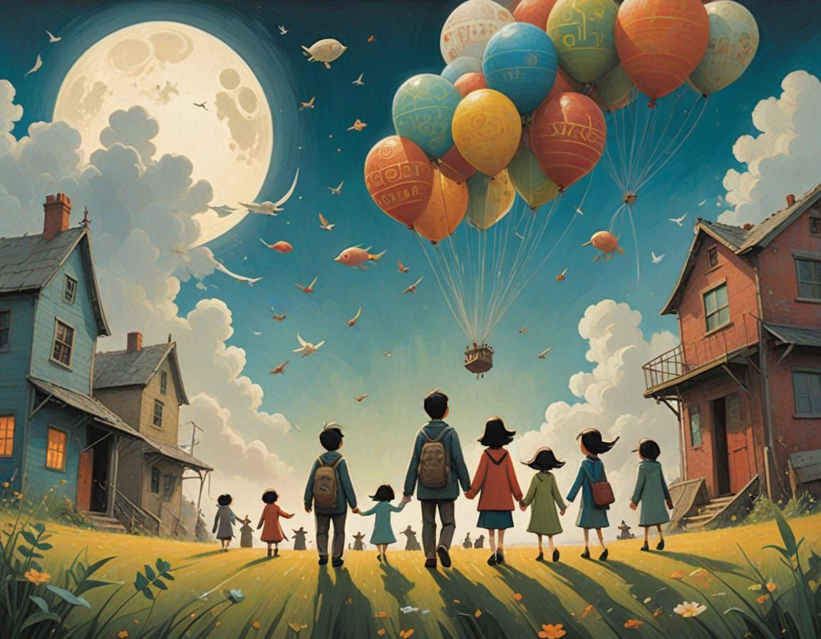 Whimsical Celebration of Unity and Joy