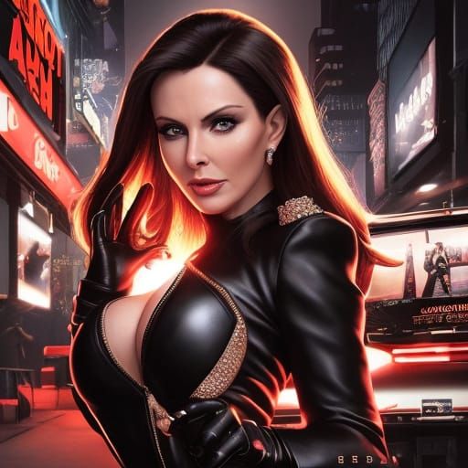 Carol Vorderman in High-Octane Heist Movie Poster