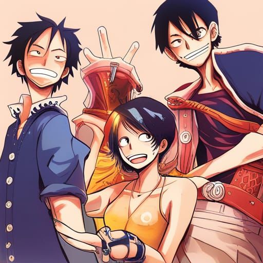 One Piece Anime Key Visual Art