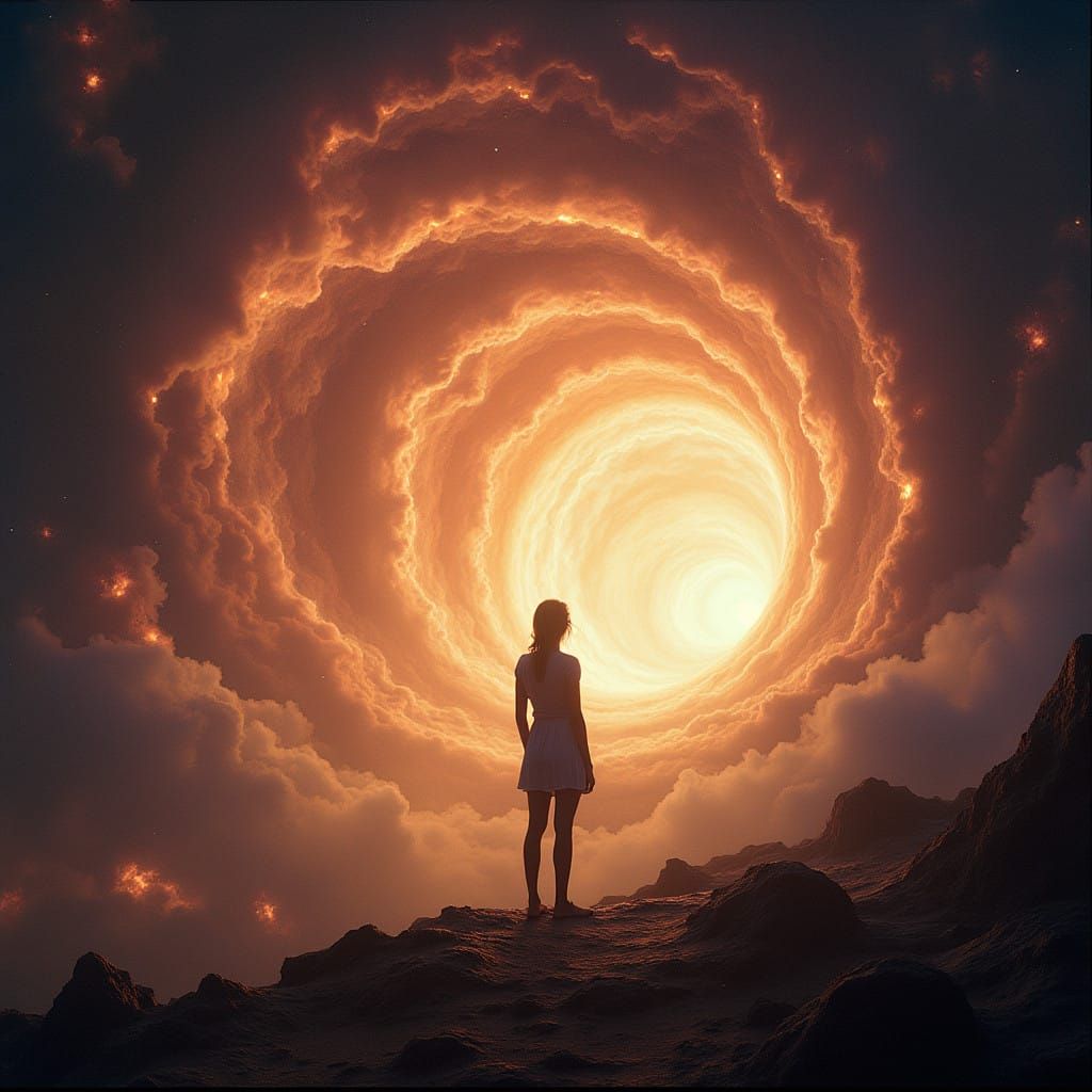 Cosmic Birth Unfolds in Vibrant, Iridescent Hues