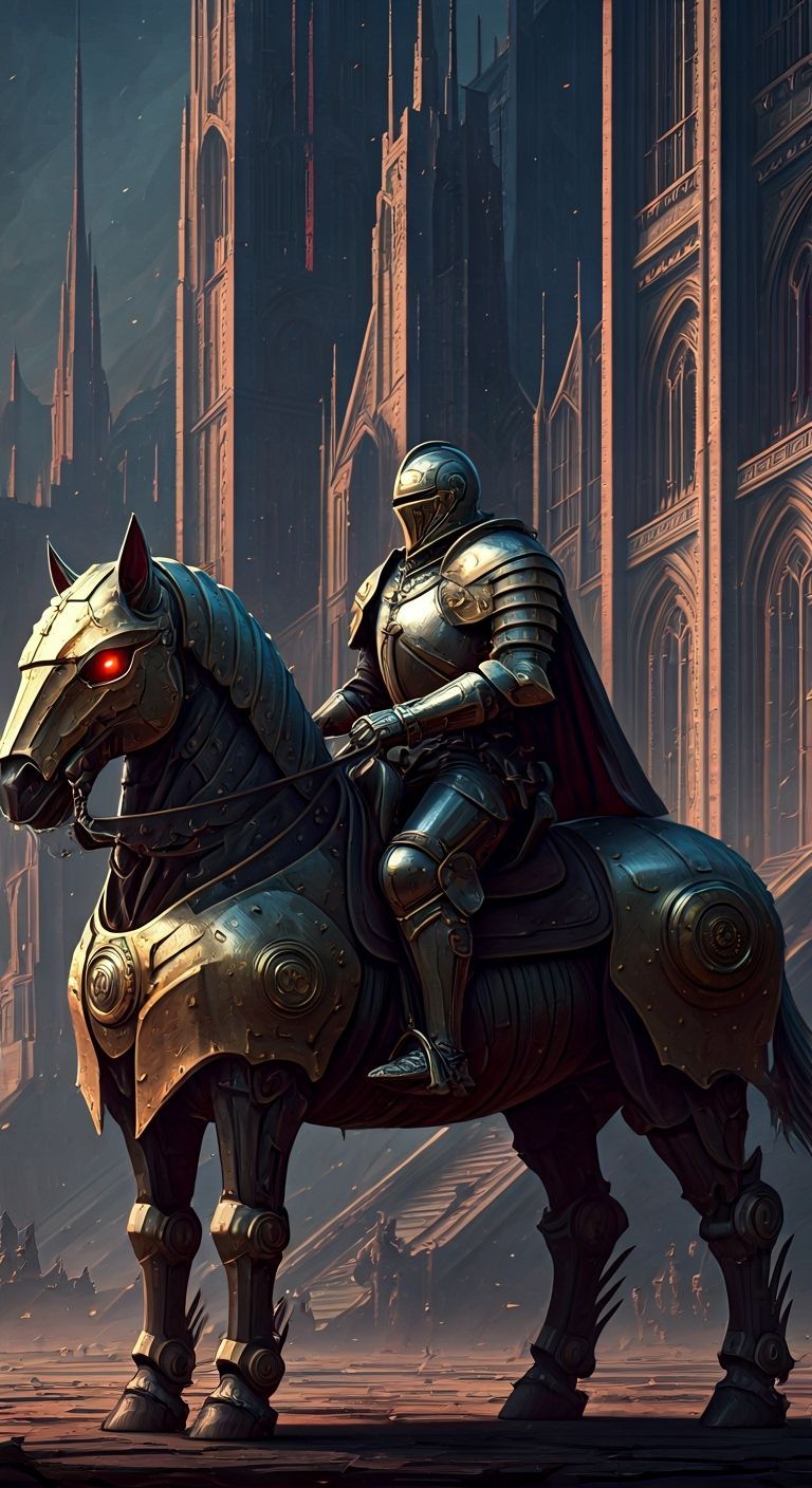 AI Knights Ride Forth in a Futuristic Medieval Kingdom