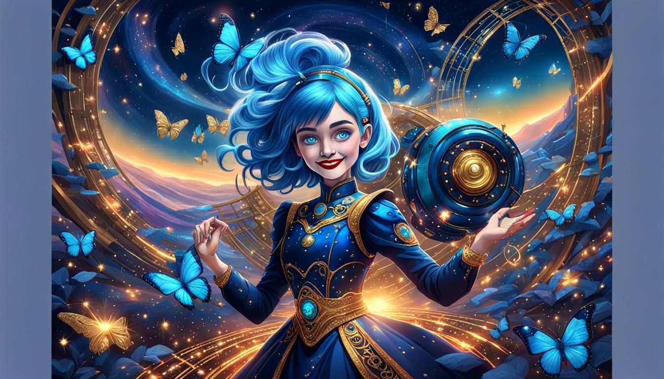 the faszination in blue