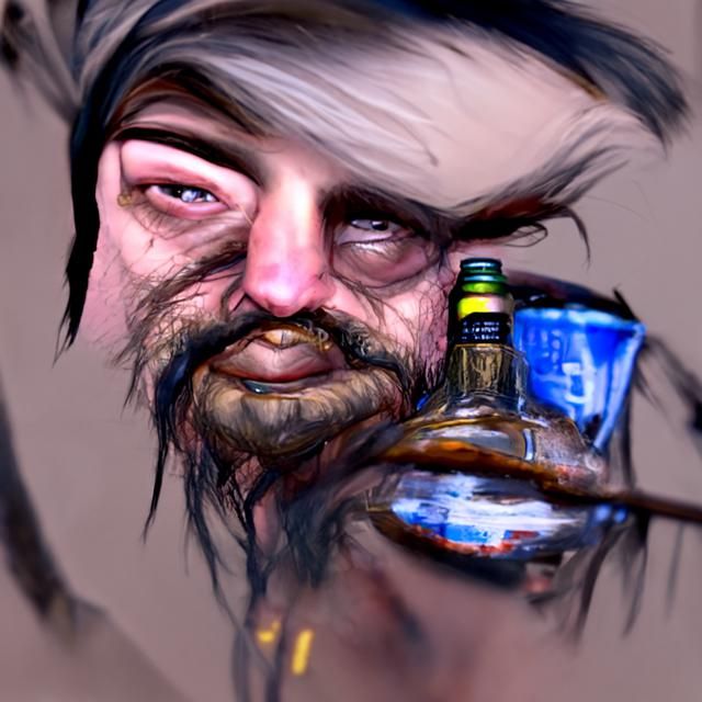 Detailed Portrait of Drunk People in 8K Resolution