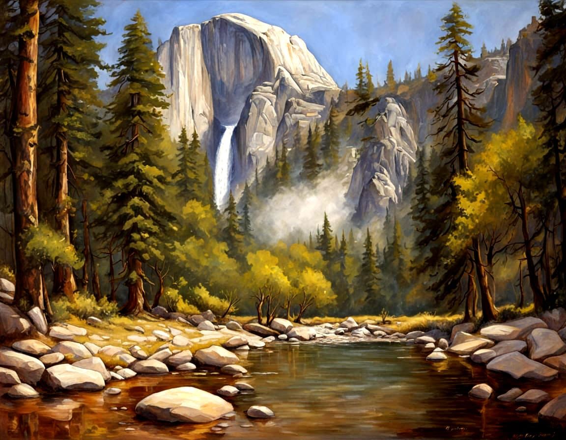 Yosemite by James Gurney
