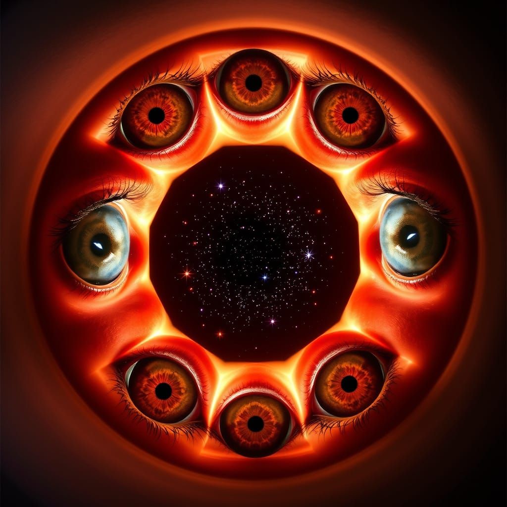 Vibrant Landscape Responding to Celestial Call